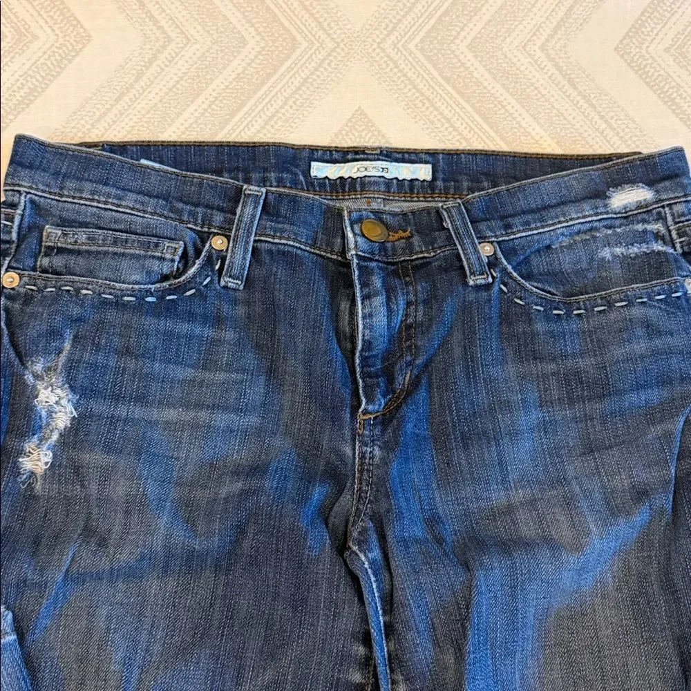 Joe’s Jeans Dark Blue Bootcut Straight Leg Denim Size 28